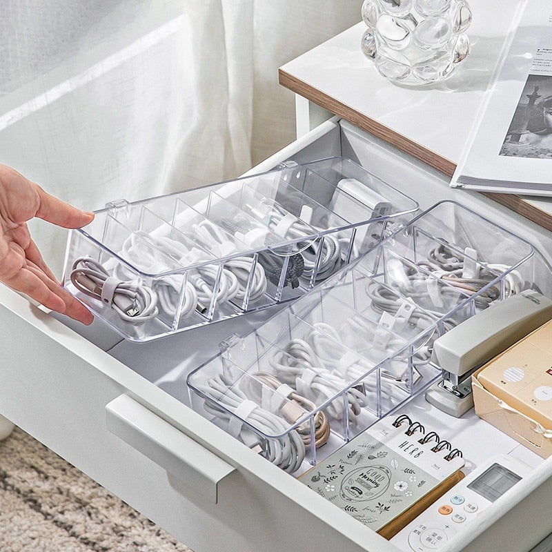 Clear Charging Cable Organizers