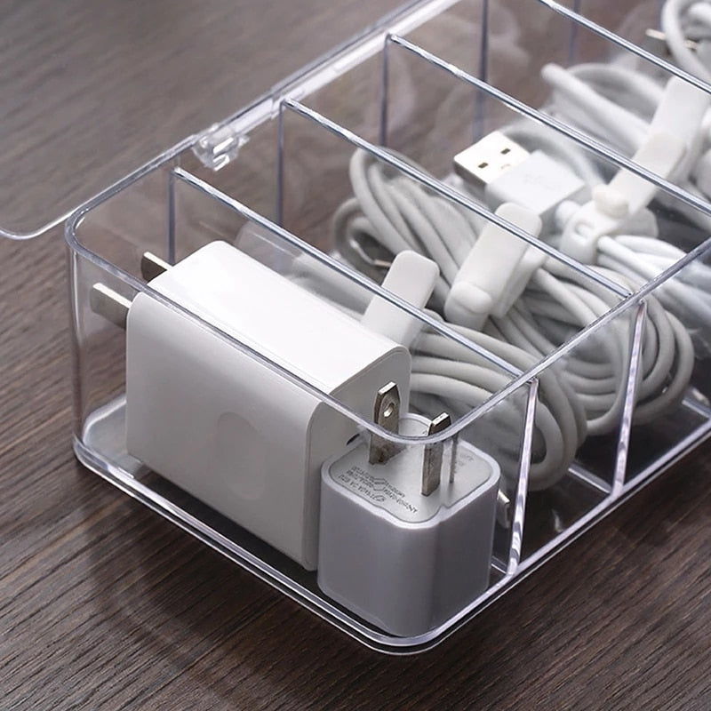 Clear Charging Cable Organizers