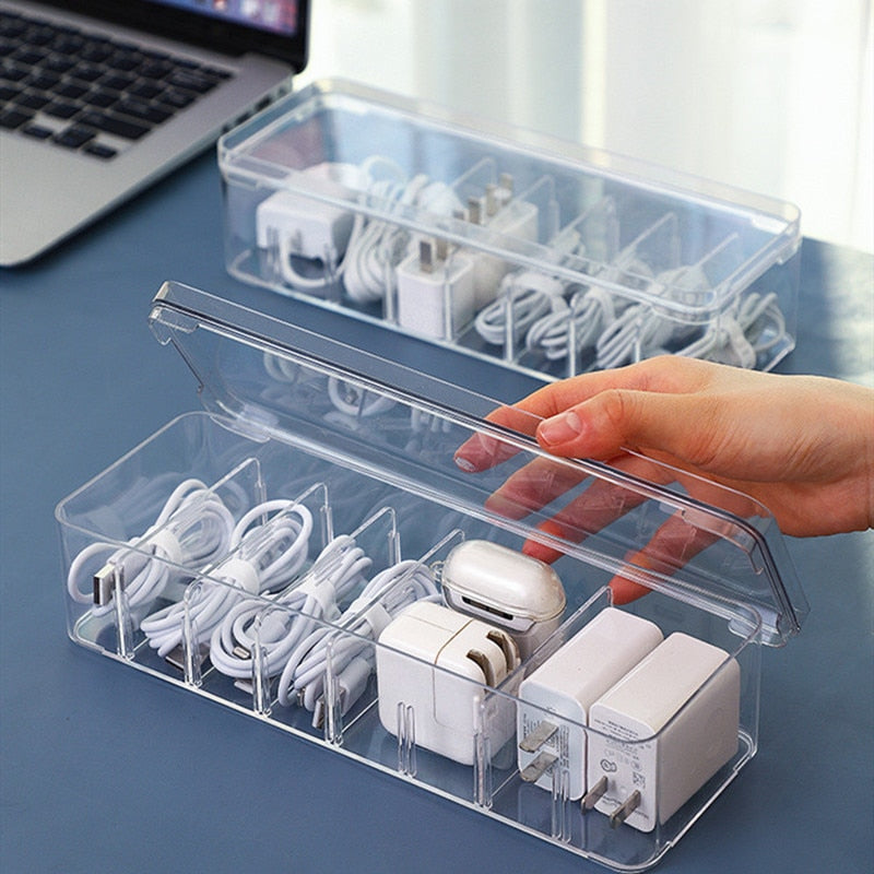 Clear Charging Cable Organizers